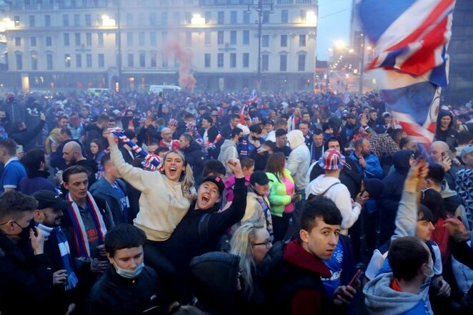 Glazgo „Rangers“ fanai | Scanpix nuotr.