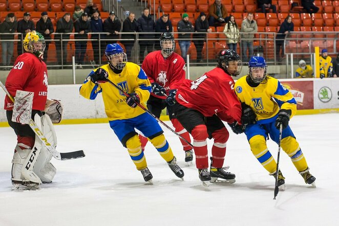 Lietuvių ir ukrainiečių rungtynės | hockey.lt nuotr.
