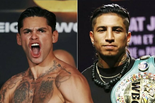 Ryanas Garcia ir Mario Barriosas | Organizatorių nuotr.