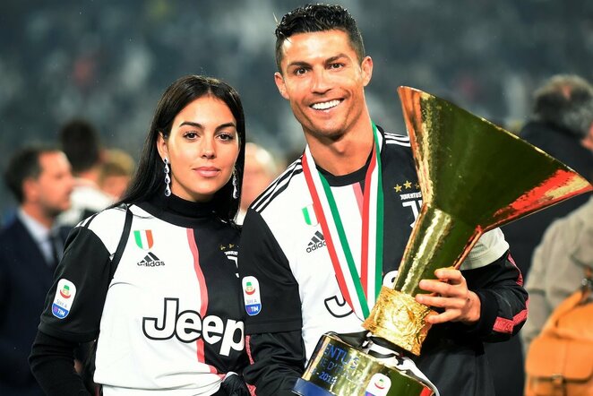 Georgina Rodriguez ir Cristiano Ronaldo | Scanpix nuotr.