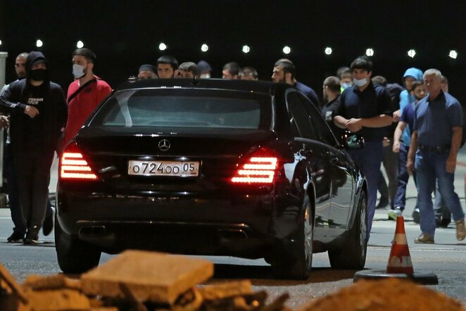 Abdulmanapo Nurmagomedovo kūno pargabenimas | Scanpix nuotr.