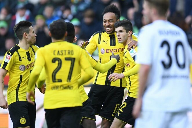 Dortmundo klubas džiaugiasi įvarčiu | Scanpix nuotr.