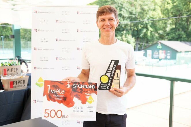 Bernardinų sodo aikštyne paaiškėjo seniausio mėgėjų teniso turnyro vasaros čempionai | Sauliaus Čirbos nuotr.
