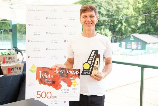 Bernardinų sodo aikštyne paaiškėjo seniausio mėgėjų teniso turnyro vasaros čempionai | Sauliaus Čirbos nuotr.