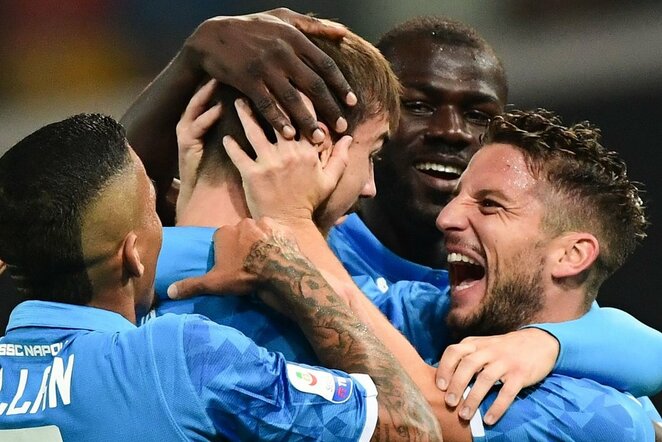 „Udinese“ – „Napoli“ rungtynių akimirka  | Scanpix nuotr.