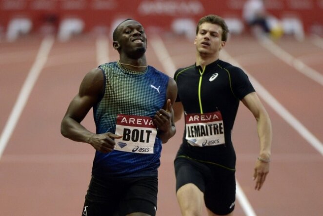 Usainas Boltas (priekyje) | AFP/Scanpix nuotr.