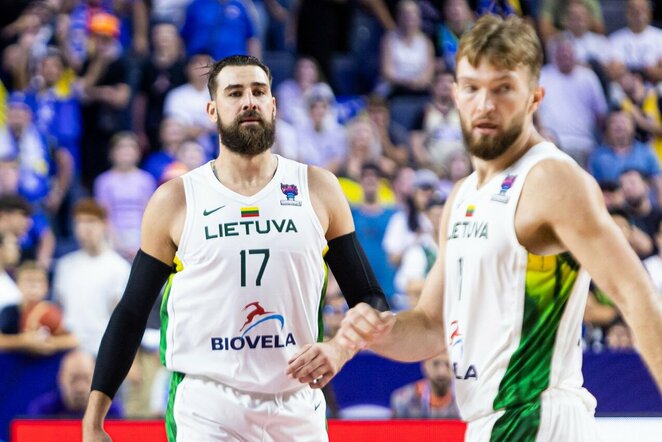 Valančiūnas ir Sabonis | BNS nuotr.
