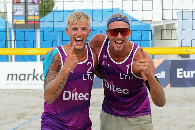 Patrikas Stankevičius ir Audrius Knašas laimėjo antrąjį „Pro Beach Tour“ turnyrą iš eilės | CEV nuotr.