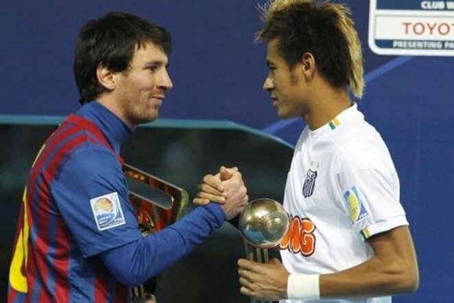 Lionelis Messi (kair.) ir Neymaras | Reuters/Scanpix nuotr.