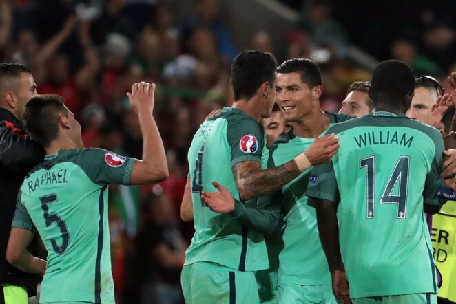 Portugalija džiaugiasi pergale | Scanpix nuotr.