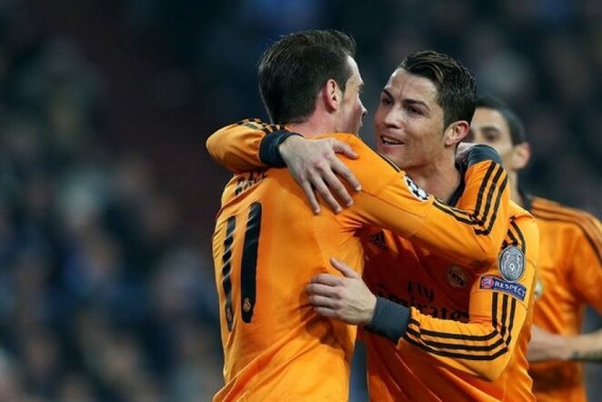 Garethas Bale'as ir Cristiano Ronaldo | AFP/Scanpix nuotr.