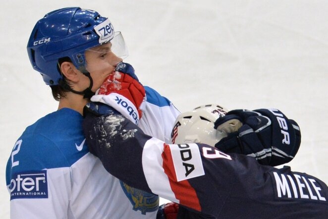JAV - Kazachstano rungtynių akimirka | RIA Novosti/Scanpix nuotr.