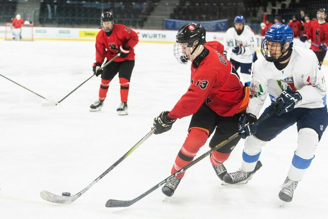 Lietuvių ir italų rungtynės | IIHF nuotr.