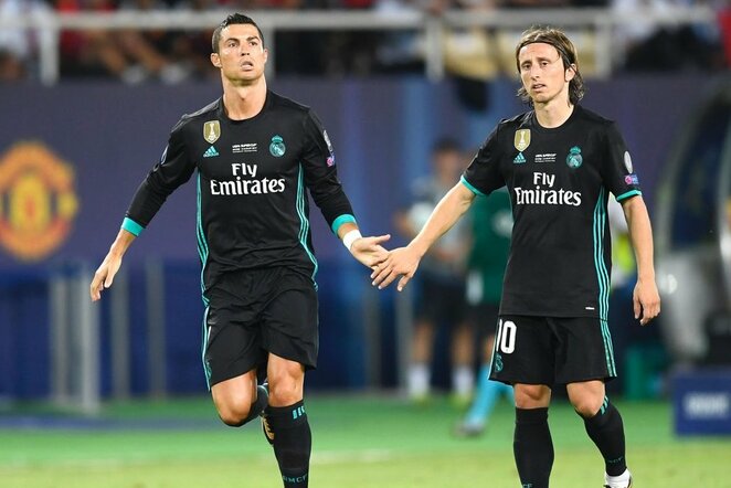 Cristiano Ronaldo ir Luka Modričius | Scanpix nuotr.