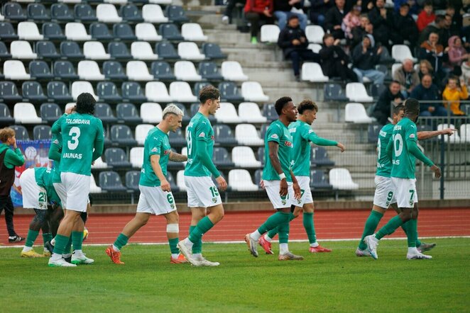 „Kauno Žalgiris“ – „Penybont“ rungtynių akimirka | Eriko Ovčarenko / BNS foto nuotr.