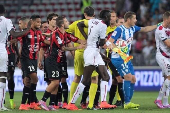 „Nice“ – „Bordeaux“ rungtynių akimirka | AFP/Scanpix nuotr.  