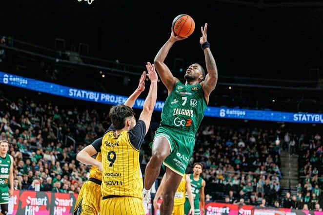 „Žalgiris“ – „Šiauliai“ rungtynių akimirka | Eriko Ovčarenko / BNS foto nuotr.
