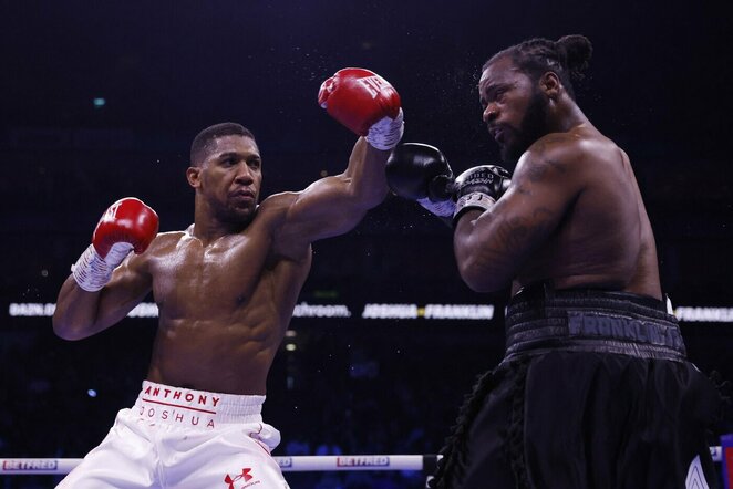 Anthony Joshua ir Jermaine'as Franklinas | Scanpix nuotr.