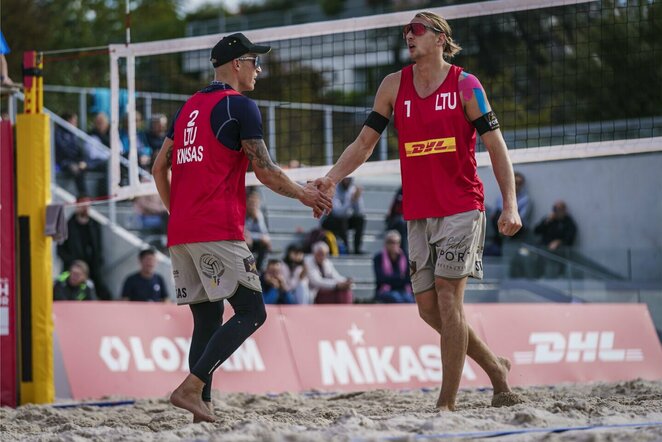 Audrius Knašas ir Patrikas Stankevičius („Volleyball World“ nuotr.) | Organizatorių nuotr.