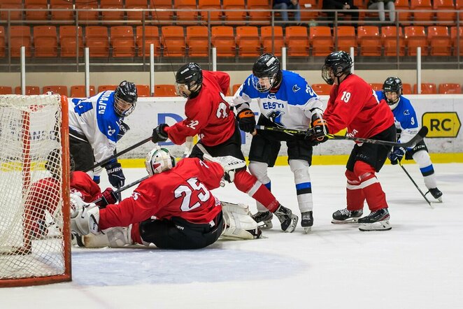 Lietuvių ir estų rungtynės | hockey.lt nuotr.