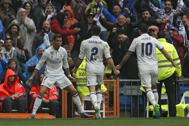 „Real“ – „Valencia“ rungtynių akimirka | Scanpix nuotr.