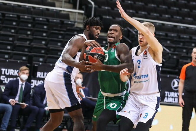 „Žalgiris“ – „Zenit“ rungtynių akimirka | Eriko Ovčarenko / BNS foto nuotr.