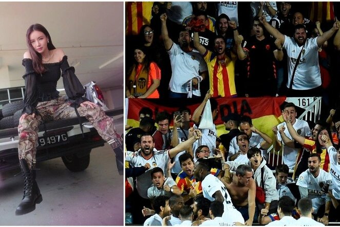 Kim Lim ir „Valencios“ fanai | Scanpix nuotr.