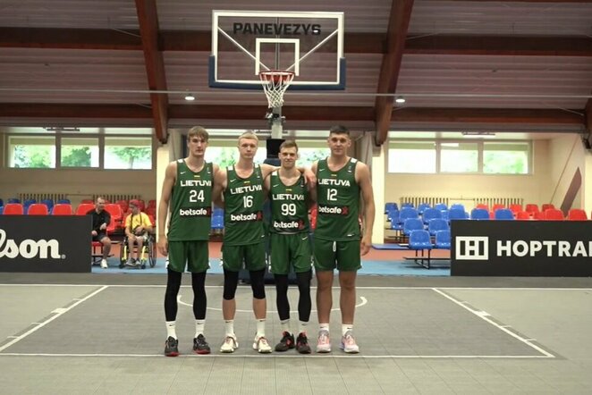 Lietuvos vaikinų 3x3 krepšinio rinktinė | FIBA nuotr.