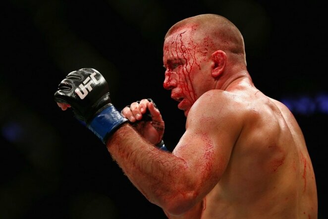 Georgesas St-Pierre'as prieš Michaelą Bispingą | Scanpix nuotr.