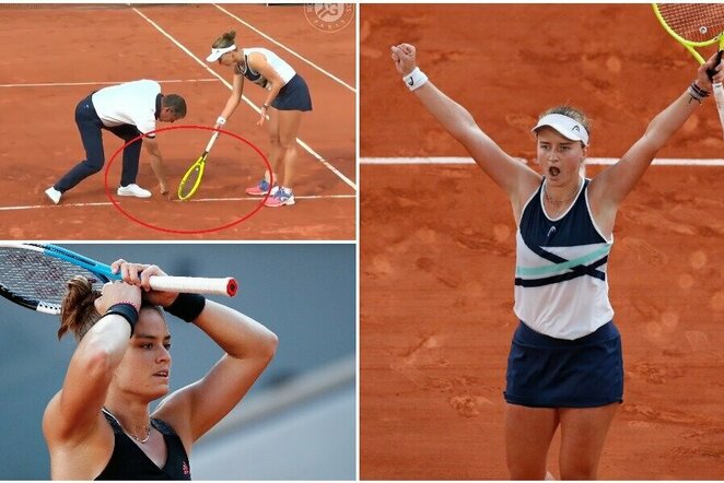 Maria Sakkari ir Barbora Krejčikova | Scanpix nuotr.
