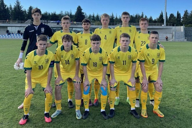 Lietuvos U-17 futbolo rinktinė | lff.lt nuotr.