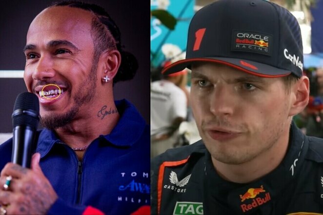 Lewisas Hamiltonas ir Maxas Verstappenas | „Stop“ kadras