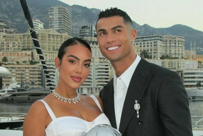 Georgina Rodriguez ir Cristiano Ronaldo | Instagram.com nuotr