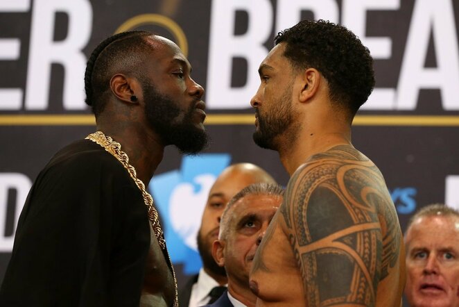 Deontay Wilderis ir Dominicas Breazeale'as | Scanpix nuotr.