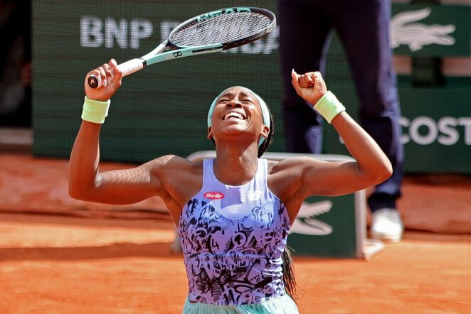 Cori Gauff | Scanpix nuotr.