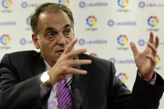 „La Liga“ prezidentas Javieras Tebas | Scanpix nuotr.