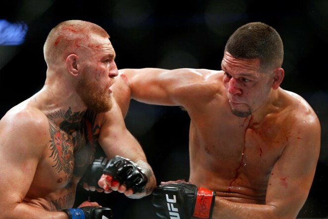 Conoro McGregoro ir Nate'o Diazo kova | Scanpix nuotr.