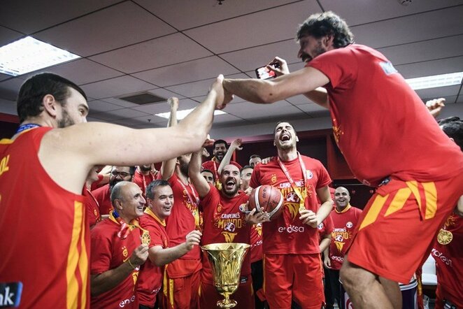 Ispanijos rinktinės triumfas | FIBA nuotr.