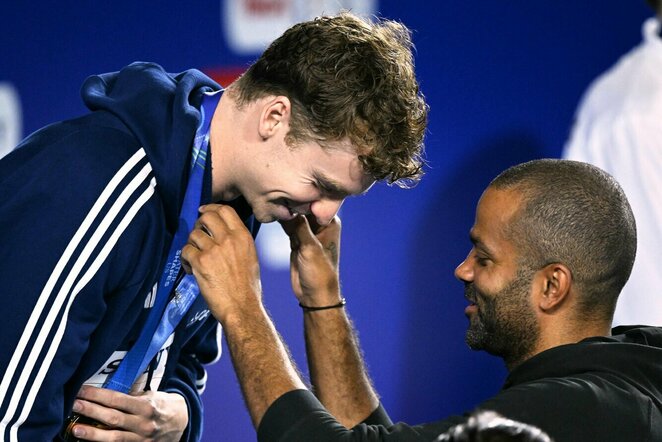 Leonas Marchandas ir Tony Parkeris | Scanpix nuotr.