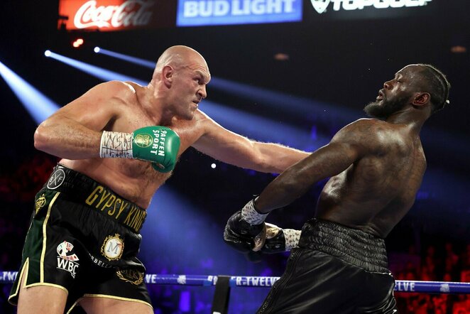 Tysonas Fury ir Deontay Wilderis | Scanpix nuotr.