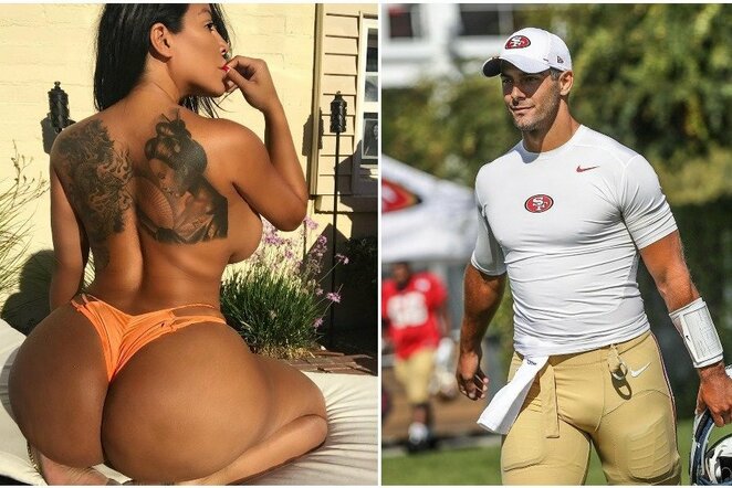 Kiara Mia ir Jimmy Garoppolo | Instagram.com nuotr