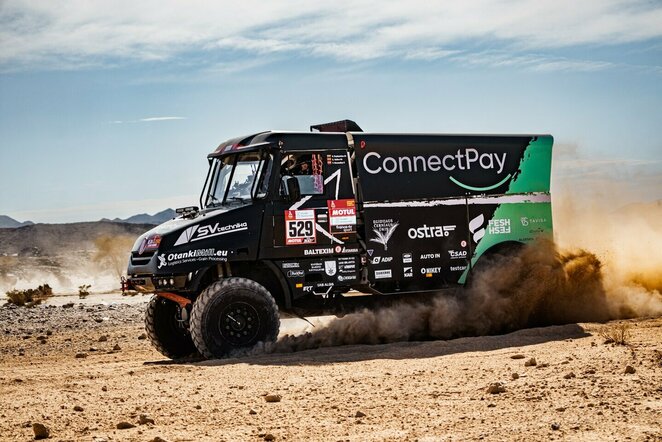 „ConnectPay Racing“ testiniame Dakaro greičio ruože | Vytauto Dranginio nuotr.