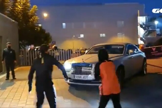 Fanai pasitiko A.Griezmanną | „Twitter“ nuotr.