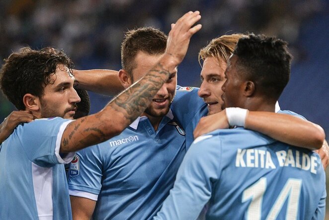 „Lazio“ džiaugiasi trečiu įvarčiu | Scanpix nuotr.
