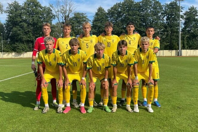 Lietuvos U-16 futbolo rinktinė | lff.lt nuotr.