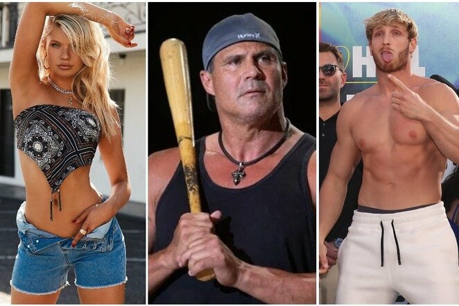 Josie Canseco, Jose Canseco ir Loganas Paulas | „Scanpix“ ir instagram.com nuotr.