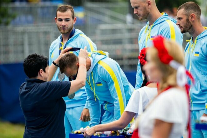 Daina Gudzinevičiūtė apdovanojo Europos žaidynių medalininkus | Vytauto Dranginio nuotr.