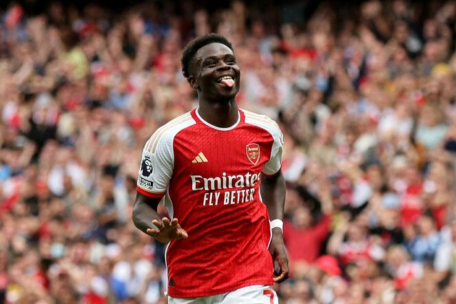 Bukayo Saka | Scanpix nuotr.