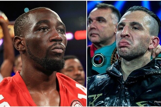 Terence'as Crawfordas ir Egidijus Kavaliauskas | „Top Rank“ nuotr.