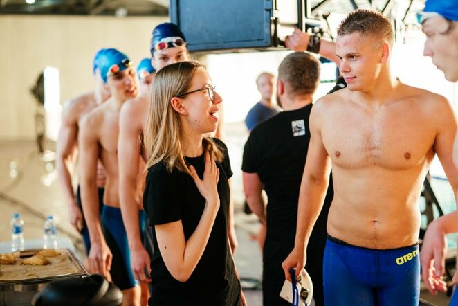 Ką D.Rapšys veikė Vilniaus baseine naktį? | Organizatorių nuotr.
